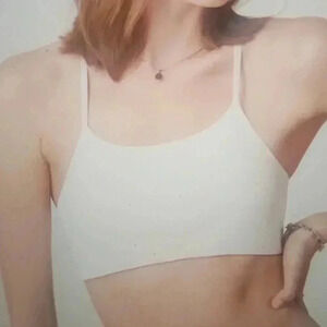 WSLY BANDIER THE RIVINGTON RIBBED BRA SIZE M